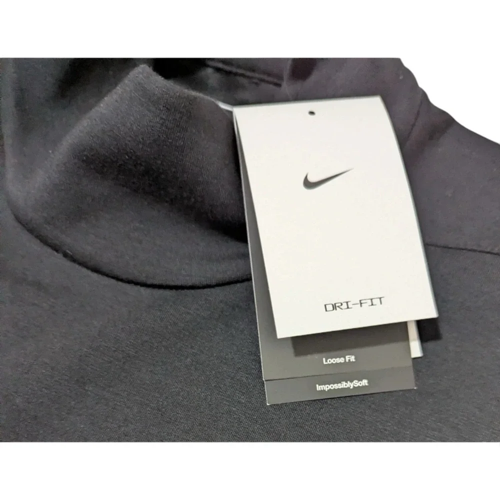 Nike 24.7 Impossibly Soft Fleece IF2119-010 Turtleneck Men's Medium NEW $115